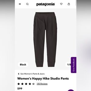 Patagonia Women's Happy Hike Studio Pants - Black